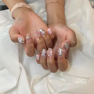 ミディアム ネイル SalonPrima 西院Nail&Eyeのネイルデザイン