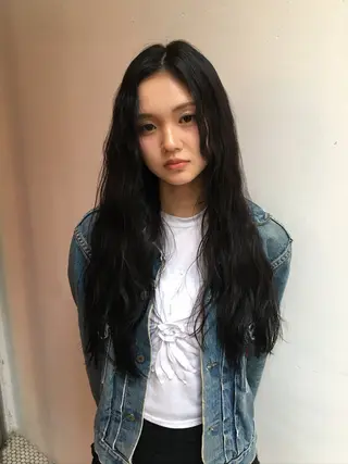 ロング カラー Hanaka🪷 ニュアンス×レイヤーのヘアスタイル