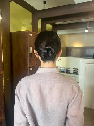 ミディアム ヘアアレンジ Hana / knackのヘアスタイル