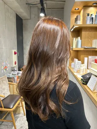 カラー 🍎ブリーチカラー 🍎KUREA🍎のヘアスタイル