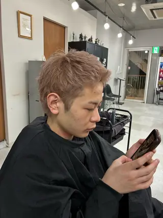 メンズ バレイヤージュ特化/ アキラのヘアスタイル