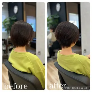 ショート Aguhair milo森山知幸のヘアスタイル