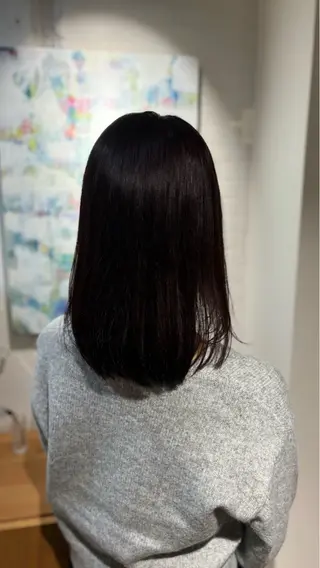 セミロング 前畑 凜のヘアスタイル