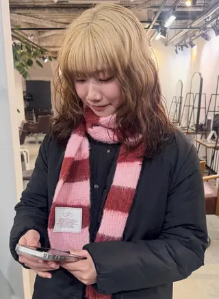 カラー 後藤 未奈のヘアスタイル