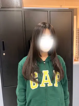 ロング 🎀透明感カラー /ケアブリーチ🎀のヘアスタイル