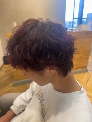 パーマ メンズ 猪狩 敦のヘアスタイル
