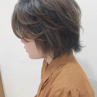 ショート カラー パーマ メンズスタイル ly本厚木のヘアスタイル