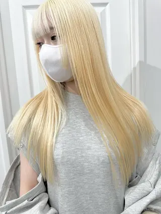 ロング カラー kai .のヘアスタイル
