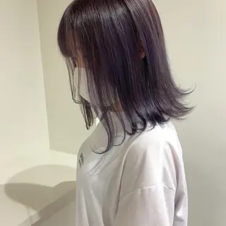 ミディアム カラー 清水 亮太／赤み消しカラーのヘアスタイル