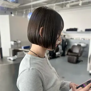 ショート 🎀可愛いボブ🎀 cashel天文館のヘアスタイル