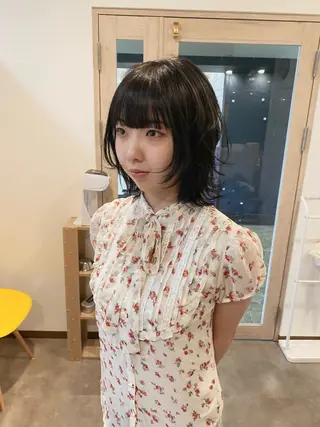 ショート 王道かわいい🤍ベー ジュカラー*里々花*のヘアスタイル