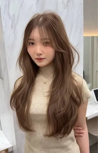 ロング カラー レイヤーダブルカラー KYONのヘアスタイル