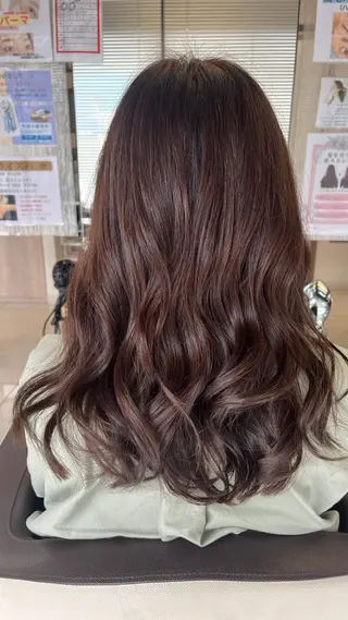 セミロング カラー LiTA長嶺 小佐井悠未のヘアスタイル