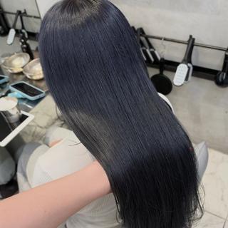 カラー サラ艶/韓国ヘア ︎🌟璃奈 (ﾘﾅ)のヘアスタイル