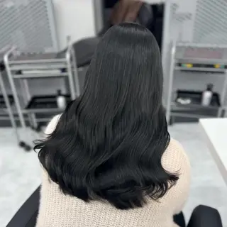 カラー 🌸春の暗髪カラー 🌸透明感ヘアのヘアスタイル
