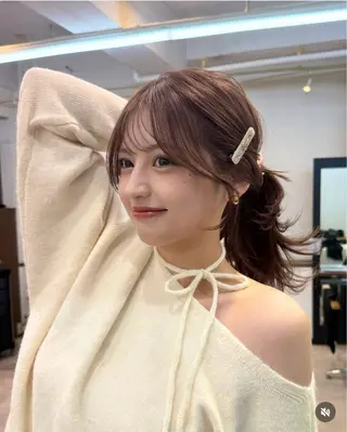 ミディアム みうら しょうのヘアスタイル
