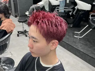 ショート カラー メンズ 町田No.1パーマ 特化✂︎小杉澪生のヘアスタイル