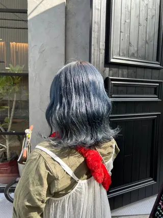 カラー beleefric 🩵チセのヘアスタイル