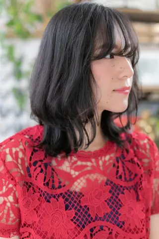 ミディアム カラー 🍀鶴貝 幸哉🍀のヘアスタイル