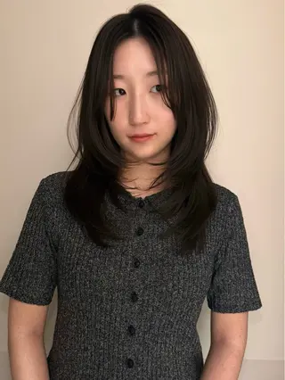 セミロング M E I  🪷 似合わせヘルシーヘアのヘアスタイル
