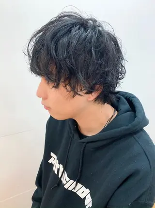 ショート パーマ ヘアアレンジ メンズ メンズスタイル ly本厚木のヘアスタイル