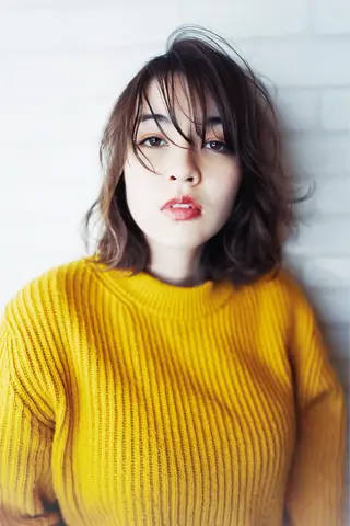 ミディアム カラー パーマ ヘアアレンジ メンズ キッズ ネイル マツエク・マツパ premier modelsのヘアスタイル