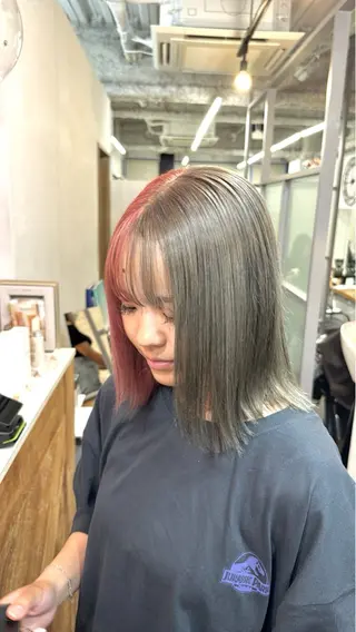 ミディアム カラー 川井 英郁のヘアスタイル