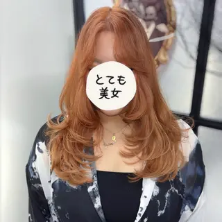 ロング カラー Ren. 🦋デザインカラーのヘアスタイル