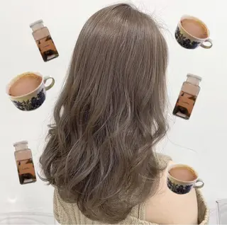 ミディアム カラー ヘアアレンジ 【公式】DISCO銀 座🪩トレンド🪽のヘアスタイル