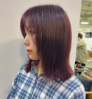 ミディアム カラー 🧣艶カラー・ヘア セット Chie🧸のヘアスタイル