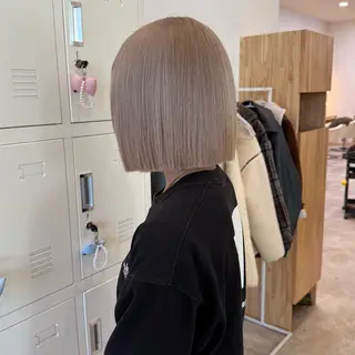 ミディアム カラー 柔らかいbeige ¦韓国¦🩰マユ🩰のヘアスタイル