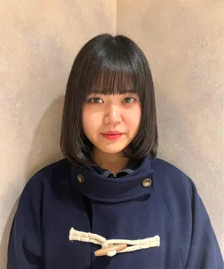 ミディアム カラー/塚原里沙 川崎のヘアスタイル