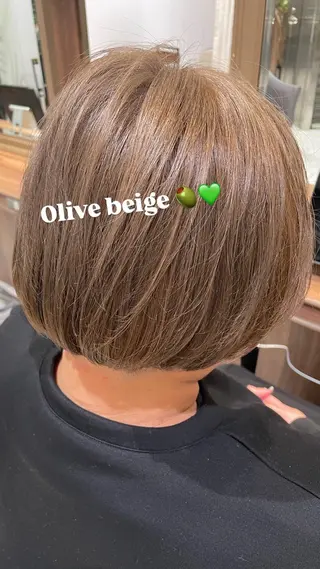 ショート カラー 大人ショート 増子 美沙希🍀🫧のヘアスタイル
