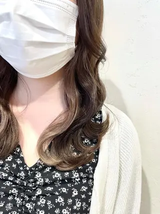 セミロング カラー カウンセリング重視 🌿Tsuyukiのヘアスタイル
