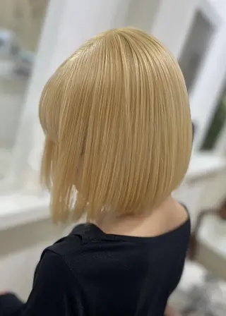 ミディアム カラー 🧡可愛い色落ち🧡 ハイトーン特化🧡のヘアスタイル