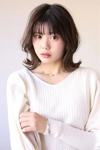 ミディアム 植野/新宿 高田馬場のヘアスタイル