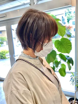 ショート Sabby氏川洸希 パーマのヘアスタイル
