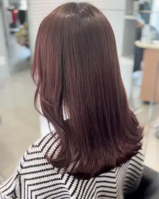 セミロング カラー TheEctilo 江坂Yoshimi✨のヘアスタイル