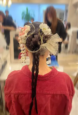 ヘアアレンジ 秋山 麟太朗のヘアスタイル