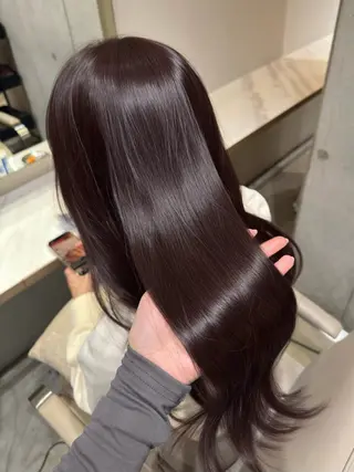 セミロング カラー お呼ばれヘア✨️ Akari🧸🤍のヘアスタイル