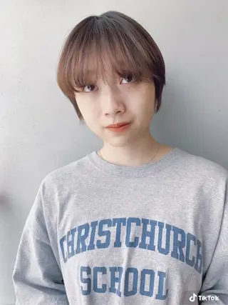 ショート ボブパーマコテ巻き風 パーマNo1深江秀平のヘアスタイル