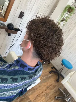 パーマ メンズ Hair room Leaのヘアスタイル