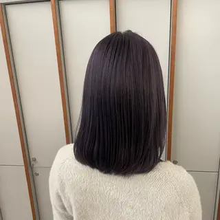 ミディアム カラー 髪質改善カラー/ボブ 🌻Mutsumiのヘアスタイル