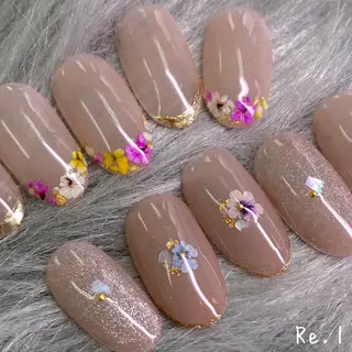 ネイル モチの良さ◉ フィルインネイル♡のネイルデザイン