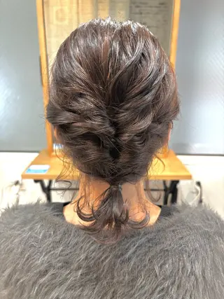 ミディアム rinrin 天文館のヘアスタイル