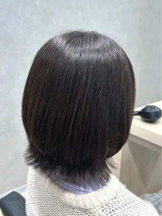 ミディアム 【🎀推しカラー × 艶髪】小池 雪奈のヘアスタイル