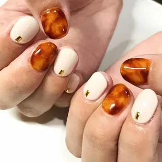 ネイル 渋谷/チップ長さ出し 👑アプレgel-xのネイルデザイン
