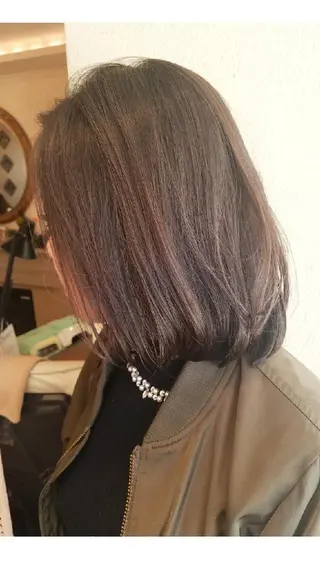 ミディアム 美谷添(ミヤゾエ) まどか大人ヘアサロンのヘアスタイル