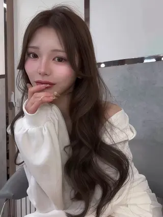 ロング カラー ヘアアレンジ 【博多髪質改善】 吉村 清志のヘアスタイル