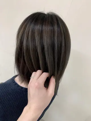 ミディアム 穐田 司樹のヘアスタイル